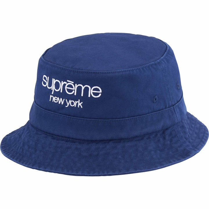 Supreme Chino Twill Crusher Bucket Hat Navy SS24