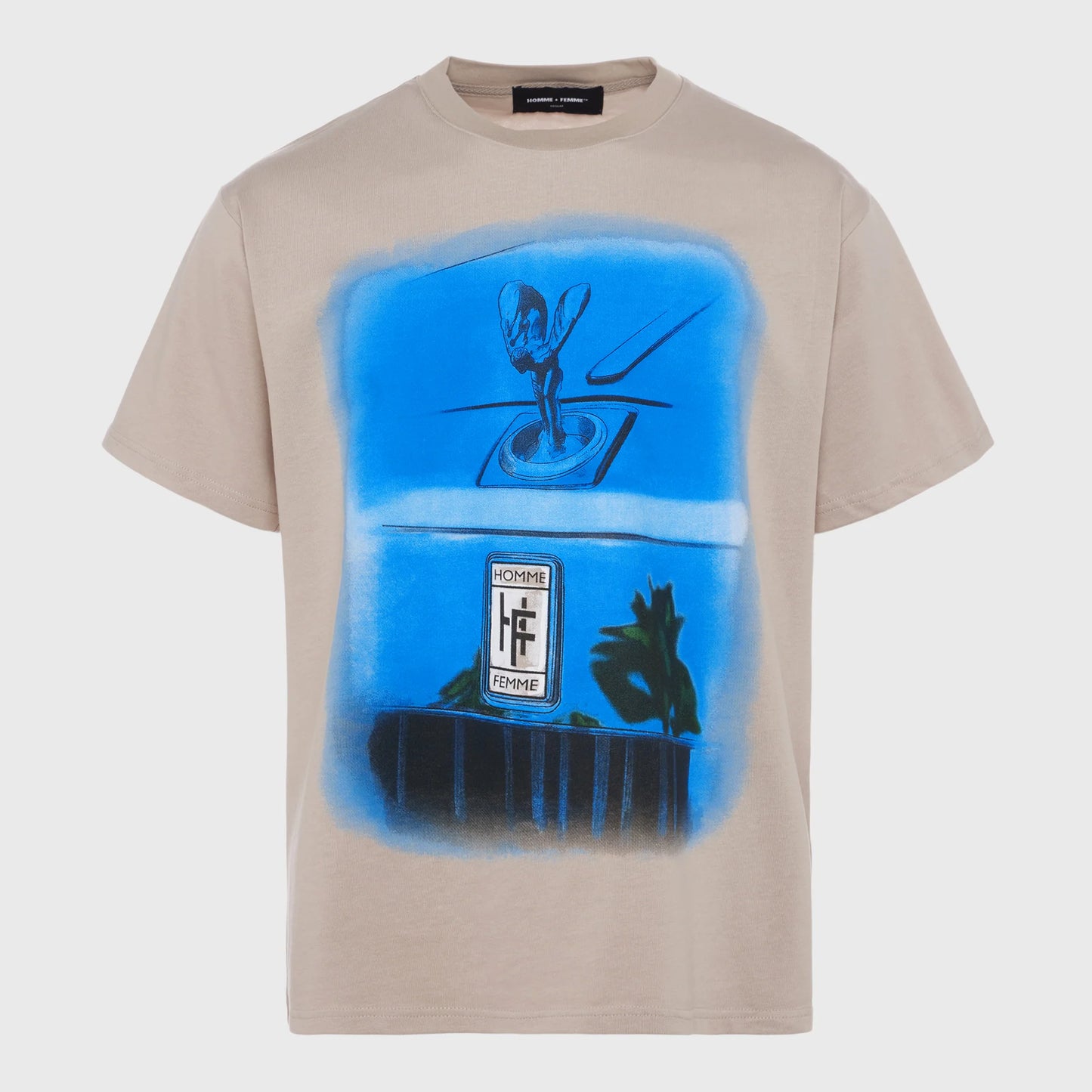 Homme + Femme "Double R" Tee - Grey