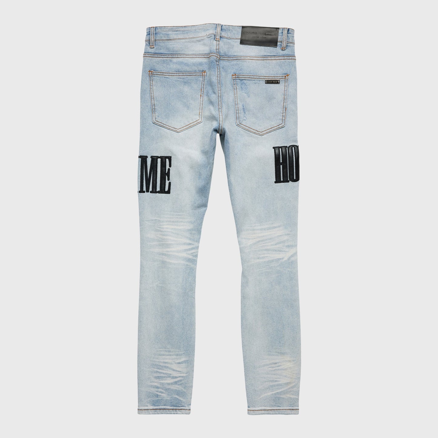 Homme + Femme Letterman Denim Blue w/Black