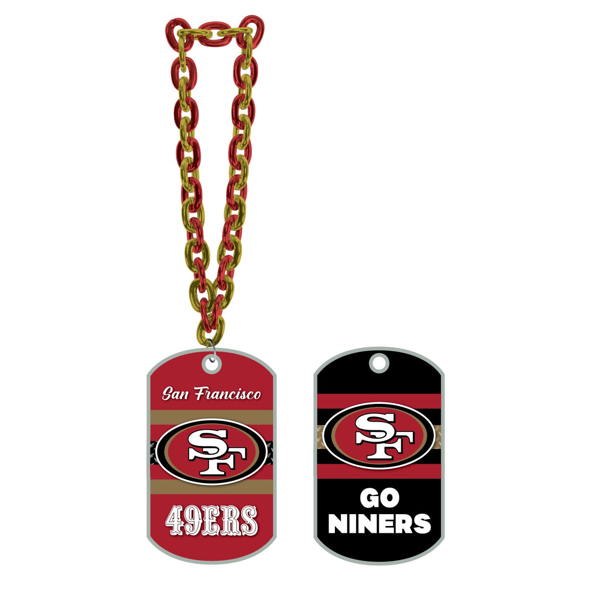 Mojo Accessories San Francisco 49ers Jumbo Dog Tag