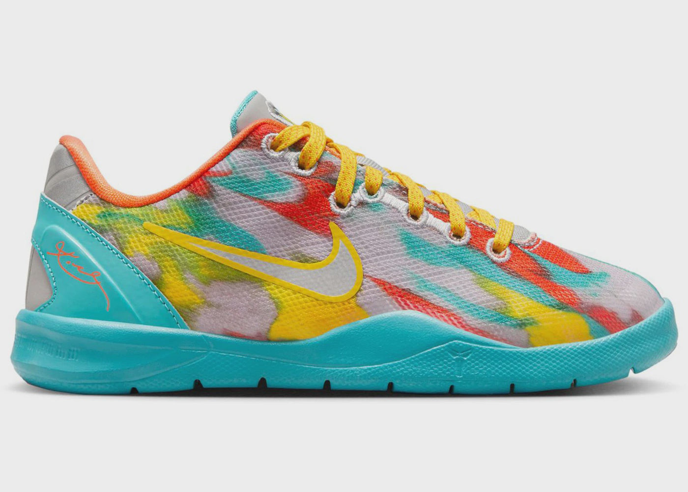 Nike Kobe 8 Protro - Venice Beach (PS) (2024) (HF7320-001) kids' basketball shoes in vibrant colors for young athletes