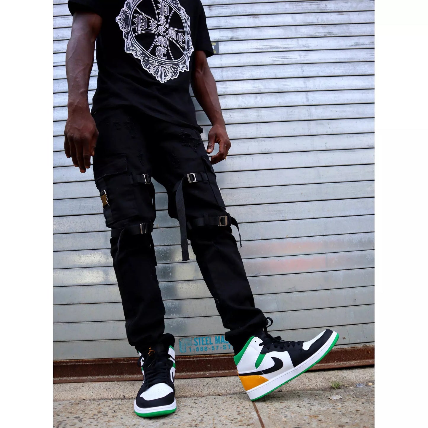 PREME Buffalo Black Denim Jeans (PR-WB-893)