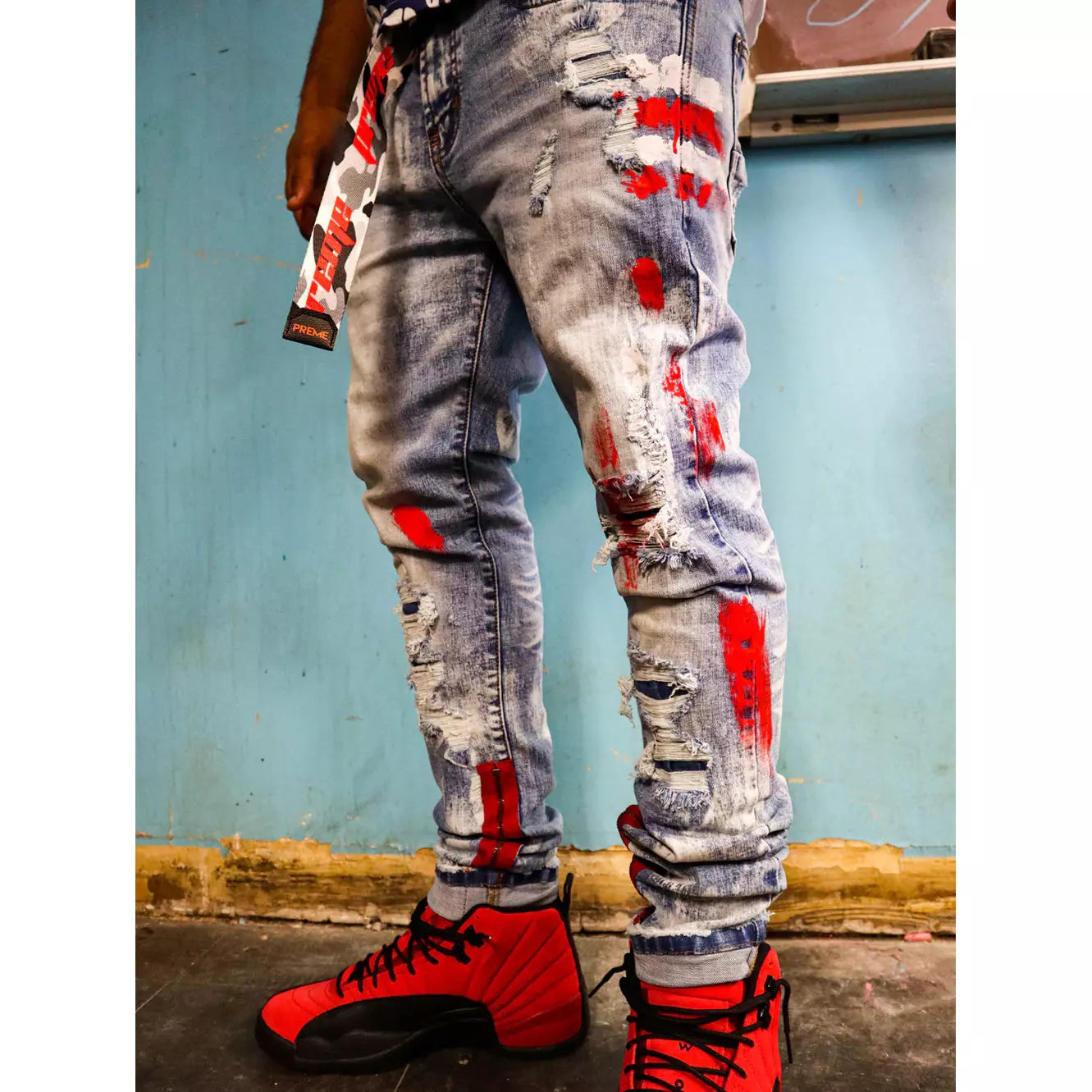 PREME Hand Painted Denim - Atlanta Indigo, Style PR-WB-727 – Fresh