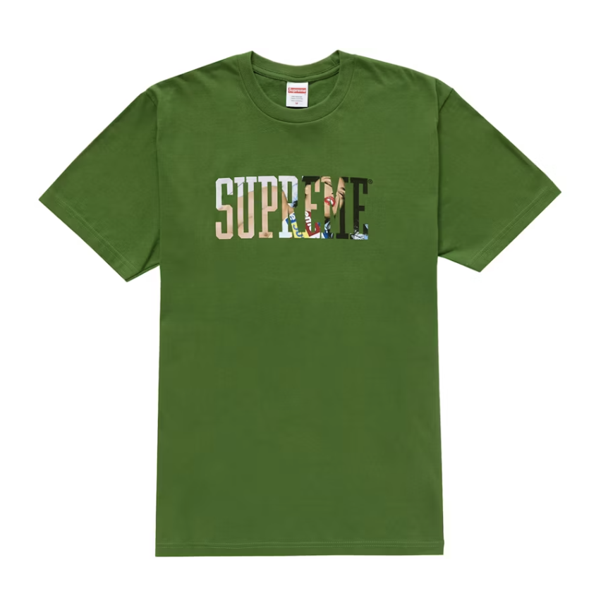 Supreme tee green sales