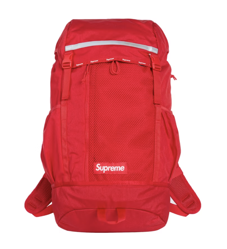 Supreme Logo Backpack Red FW24