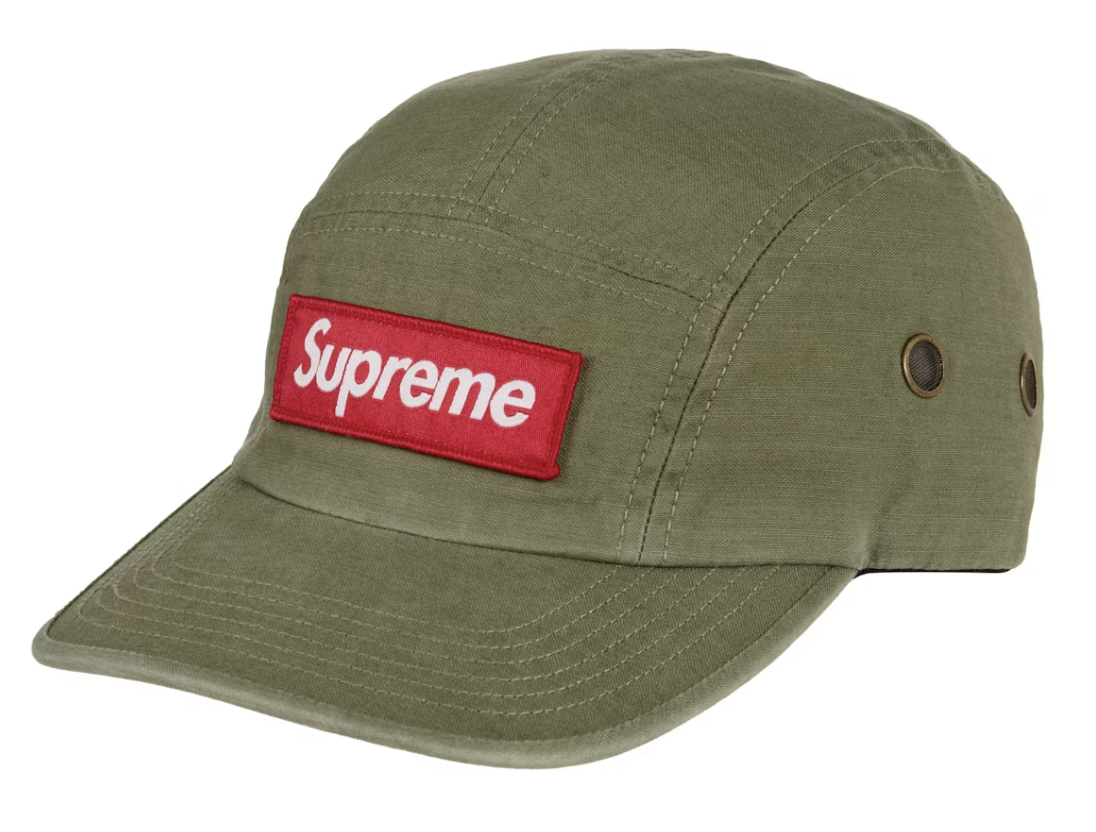 Olive Supreme Military Camp Cap from Fall/Winter 24 collection for men