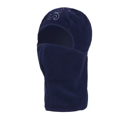 Supreme Polartec Balaclava in Navy (FW24) providing warmth and protection for outdoor activities in cold weather conditions