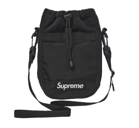 Supreme Polartec Sling Bag - Black FW24 – Fresh Society Supreme Polartec Sling Bag - Black FW24 – Fresh Society