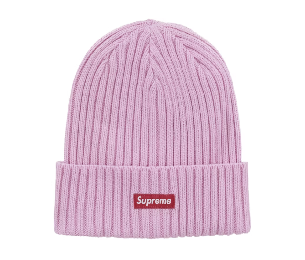 Supreme Overdyed Beanie in Pink, SS25, Brand New and Deadstock