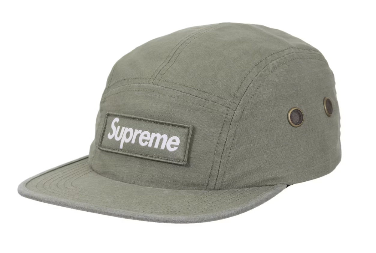 Supreme Military Camp Cap in Olive SS25, Brand New Deadstock Fashion Accessory