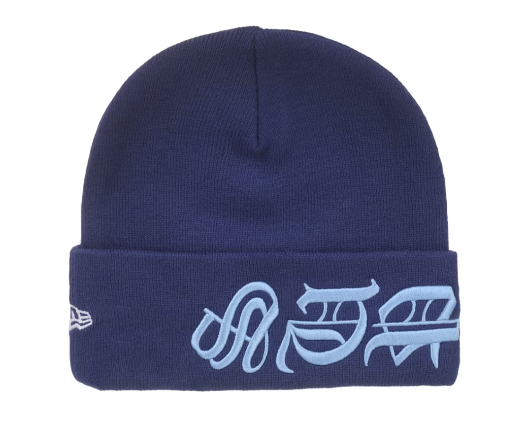 帽子 25ss supreme New Era Blackletter Beanie Supreme New Era Blackletter Beanie (SS25) - $40
