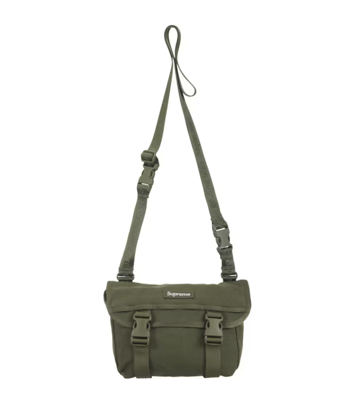 Supreme Mini Messenger Bag in Olive from SS25 Collection, Brand New (Deadstock)
