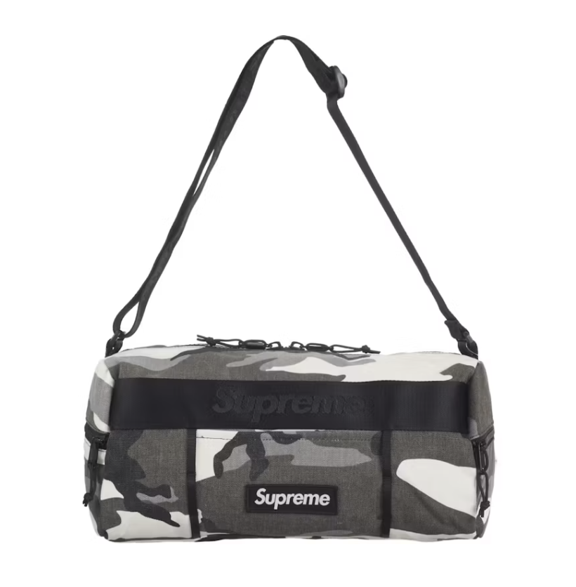 Supreme Utility Bag in Snow Camo SS25, brand new and deadstock