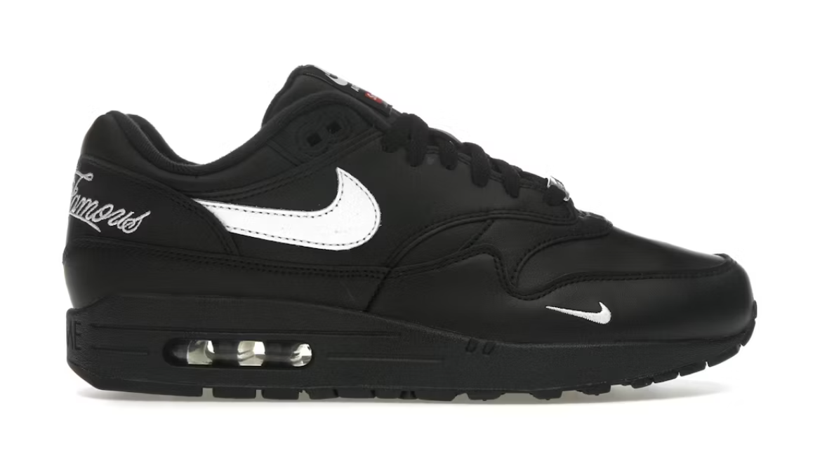 Nike Air Max 1 '87 SP Supreme Black White HF8813-001 Brand New Deadstock Sneakers