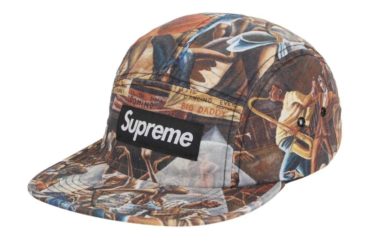 Supreme Ernie Barnes Camp Cap - Multicolor SS25 brand new deadstock