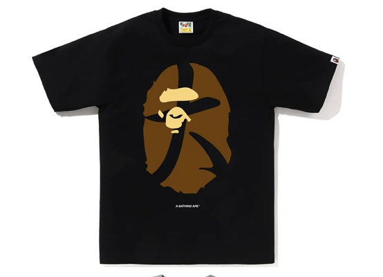 Black BAPE Osaka Exclusive Ape Head Tee from SS25, brand new deadstock edition