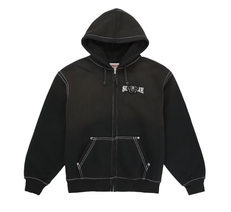 Supreme True Religion Zip Up Hoodie - Black (FW25)