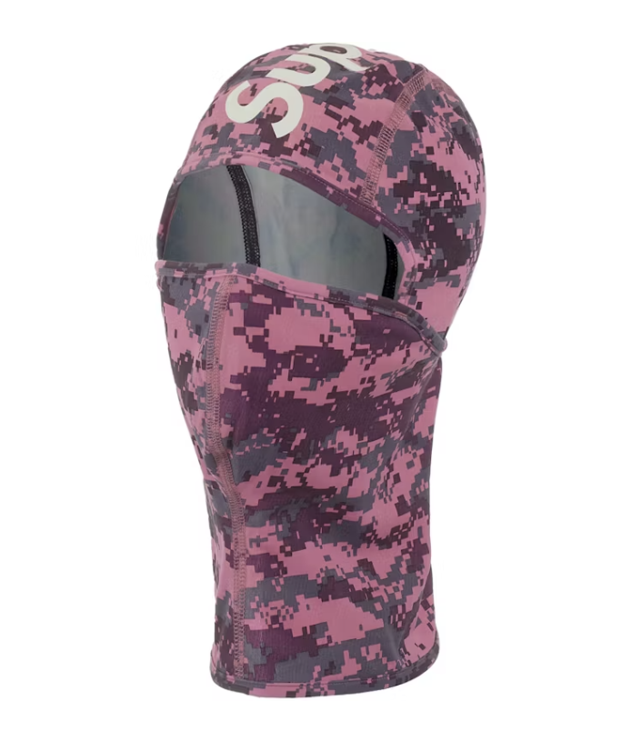Supreme Heat Reactive Digi Camo Balaclava - Pink (FW25)