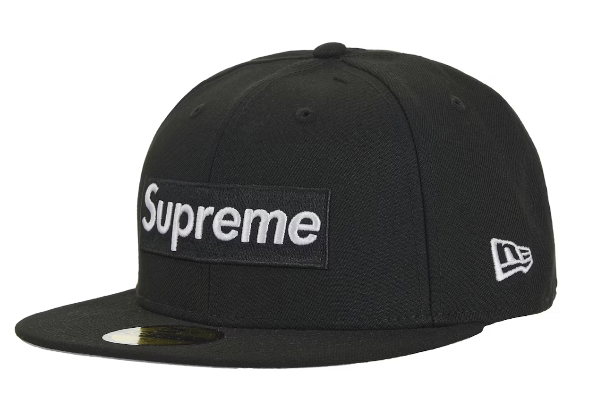 Supreme MLB Teams Box Logo New Era 59Fifty Fitted Hat - Black (FW25)