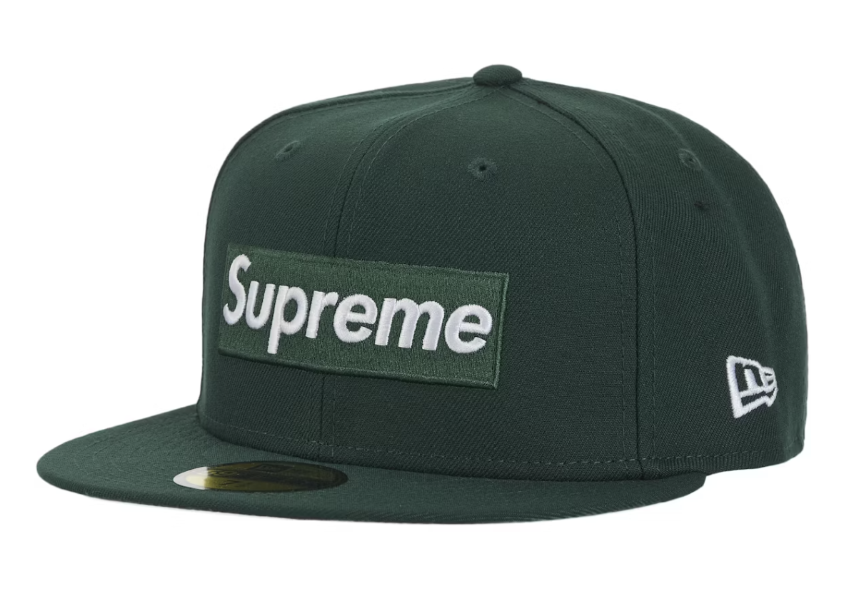 Supreme MLB Teams Box Logo New Era 59Fifty Fitted Hat - Green (FW25)