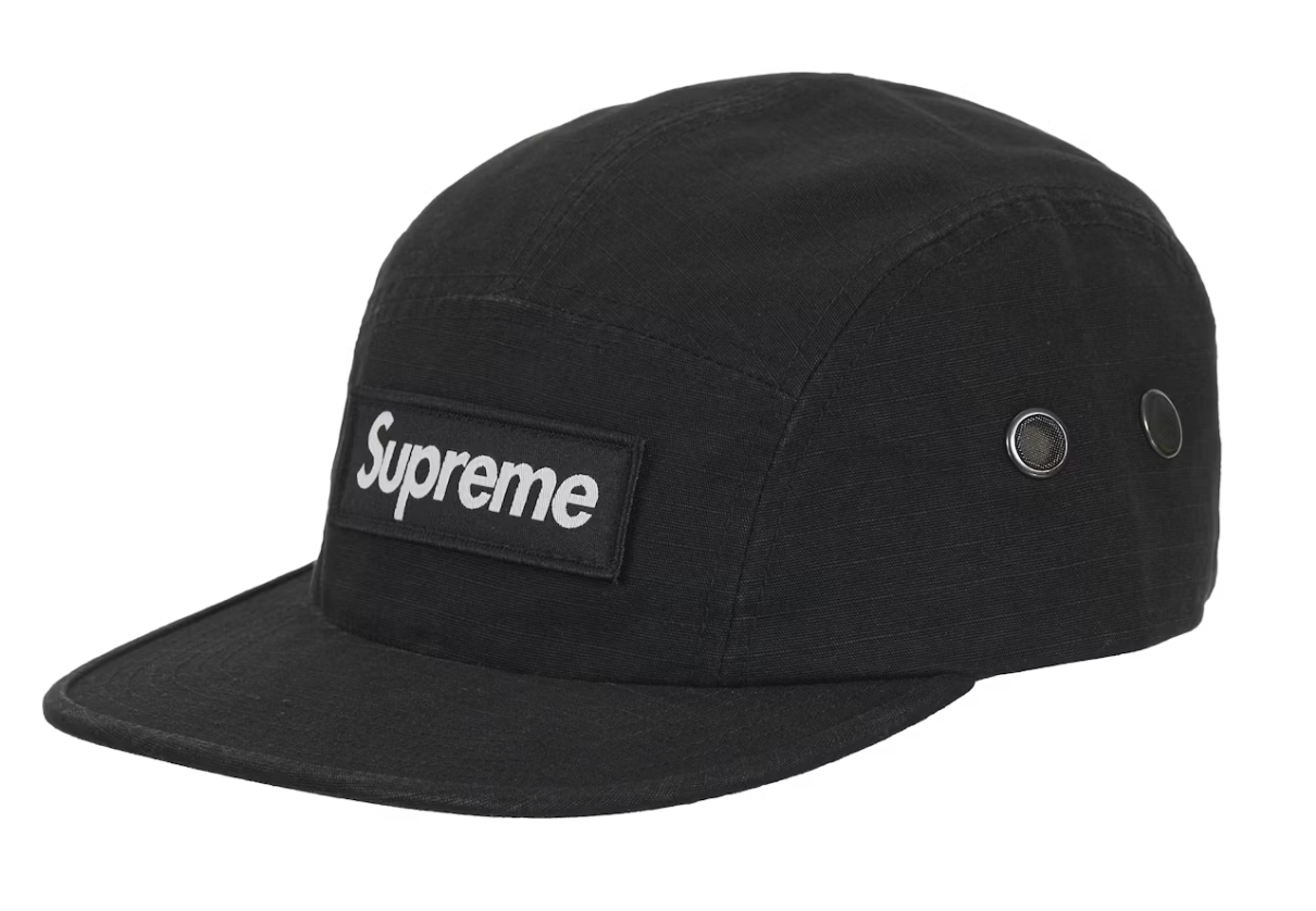 Supreme Military Camp Cap - Black (FW25)