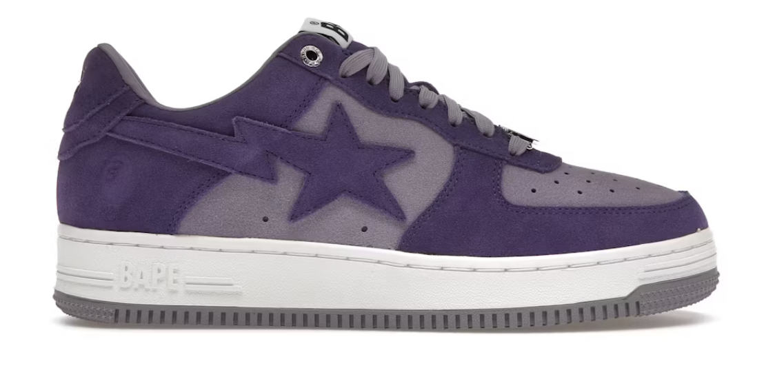 A Bathing Ape Bape Sta - Suede Purple (2022)
