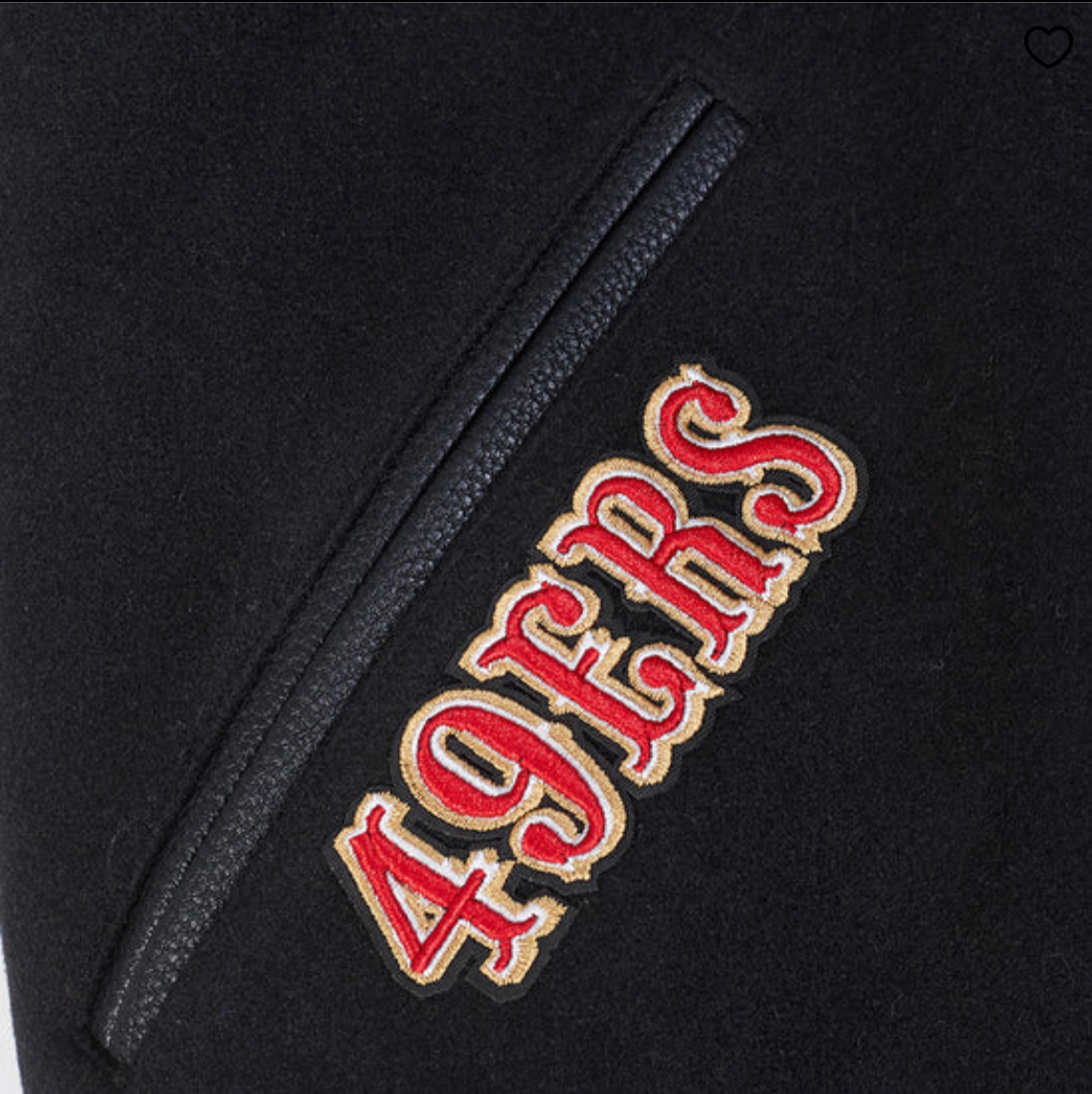 Pro Standard San Francisco 49ers Best Of Varsity Jacket - Black/Red/Black (FS46410969-BRK)