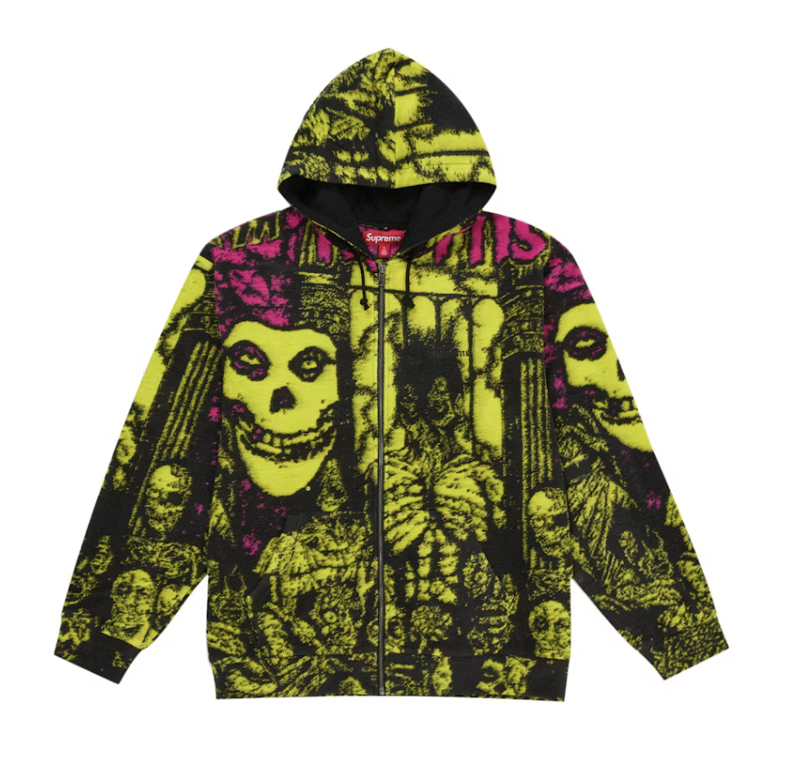 Supreme The Misfits Zip Up Hoodie - Multicolor (SS26)