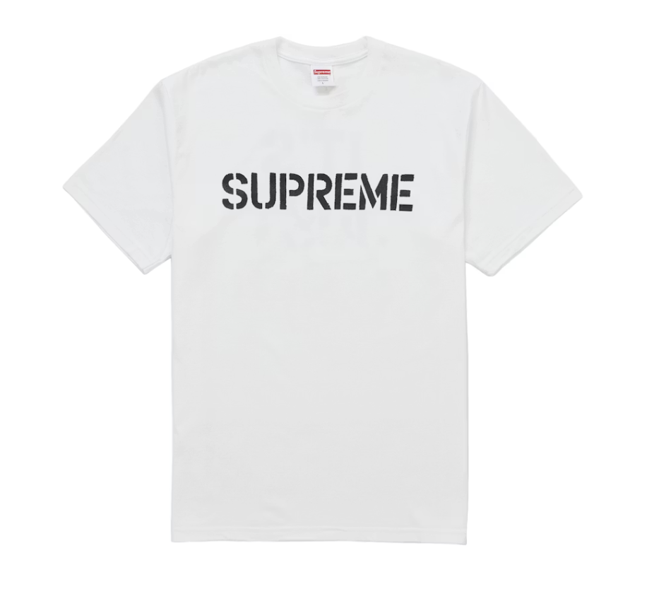 Supreme Hard Tee - White (SS26)