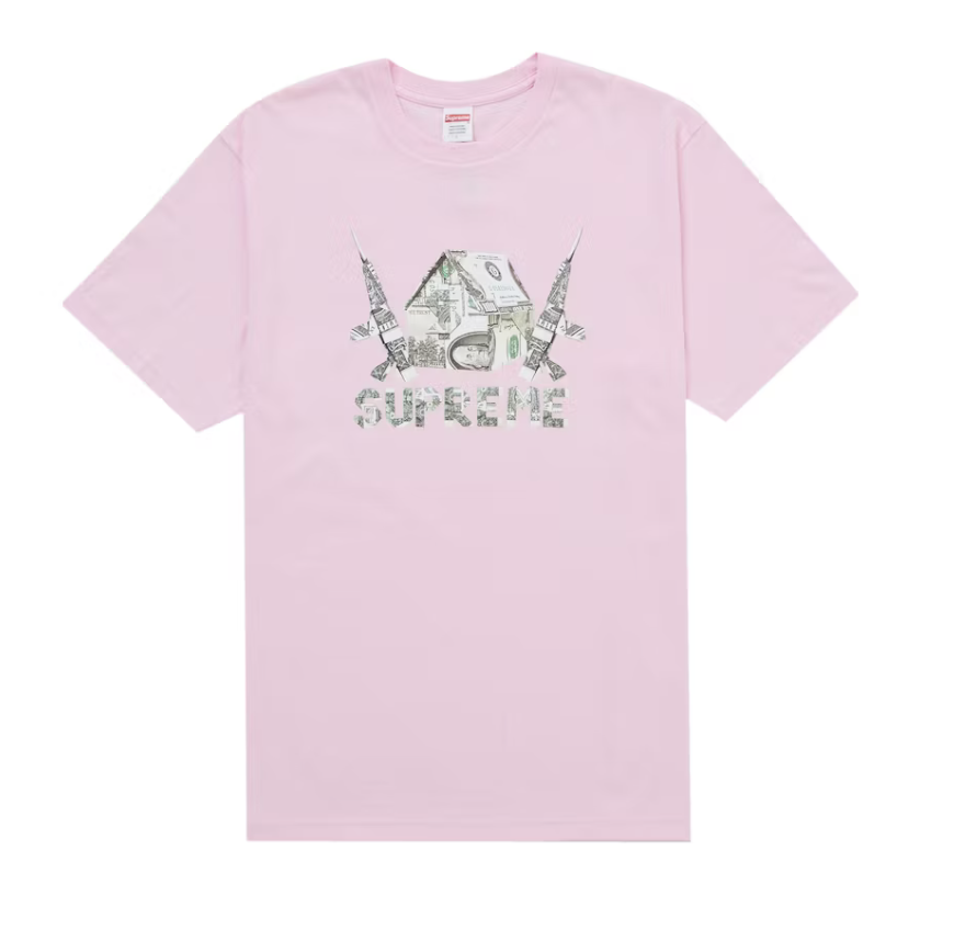 Supreme Origami Tee - Light Pink (SS26)