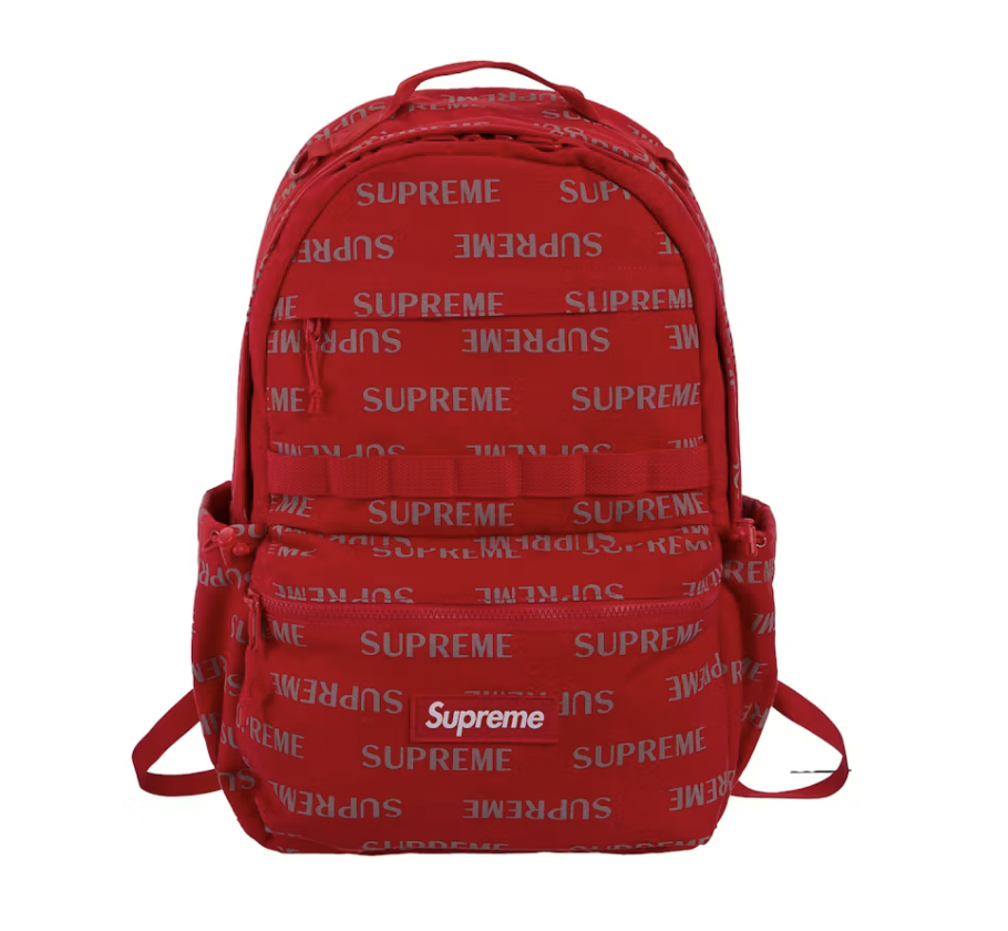 Supreme Logo Backpack - Red (FW26)