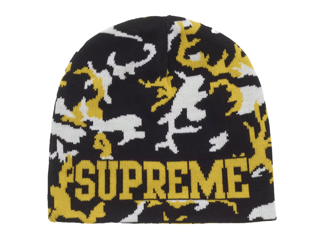 Supreme Reversible Camo Beanie - Black (FW26)