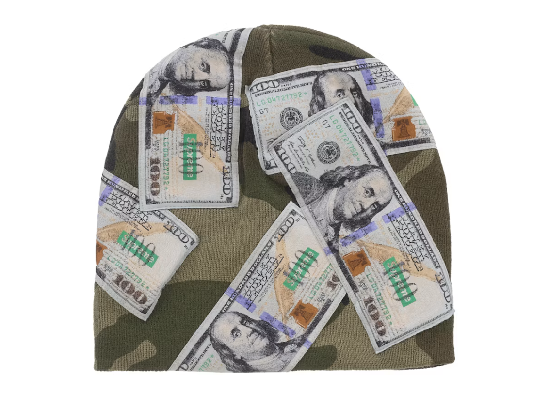 Supreme Money Beanie - Camo (FW26)