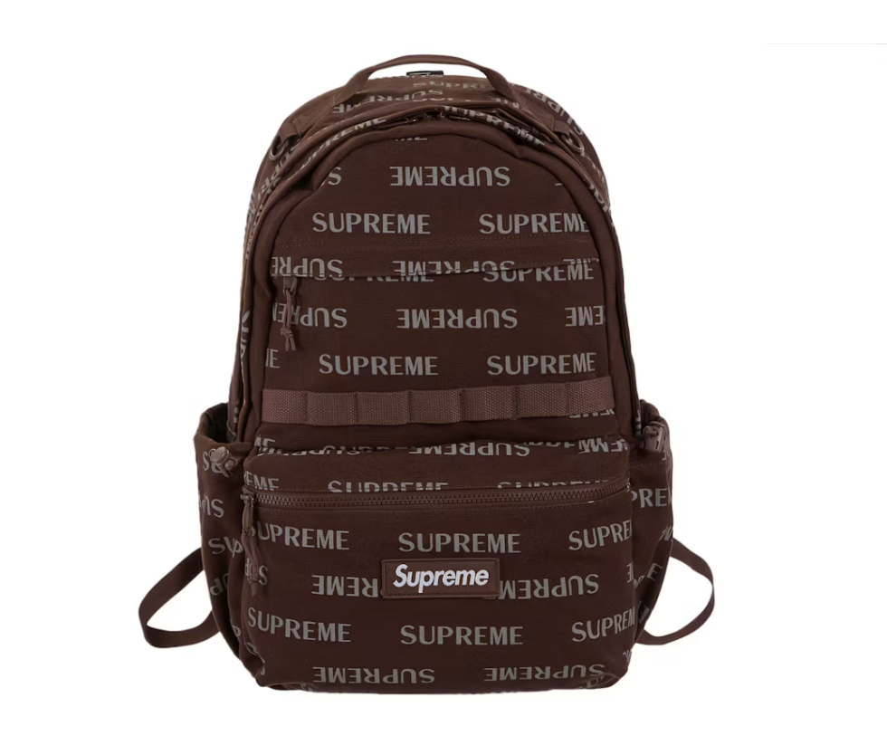 Supreme Logo Backpack - Brown (FW26)