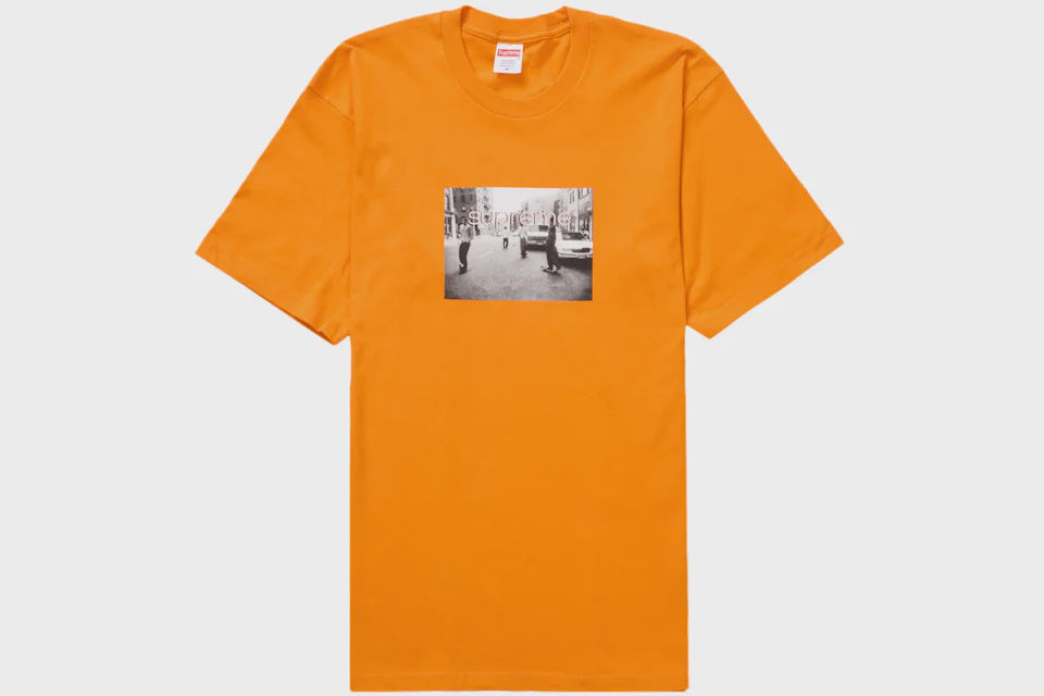 Supreme Crew 96 Tee - Orange (SS24) in vibrant orange color, perfect for casual and streetwear style
