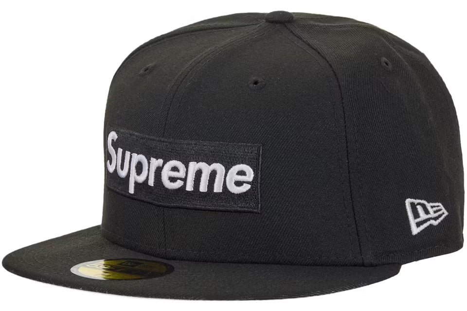 Supreme Rings Box Logo New Era 59Fifty Fitted Hat - Black (SS26)