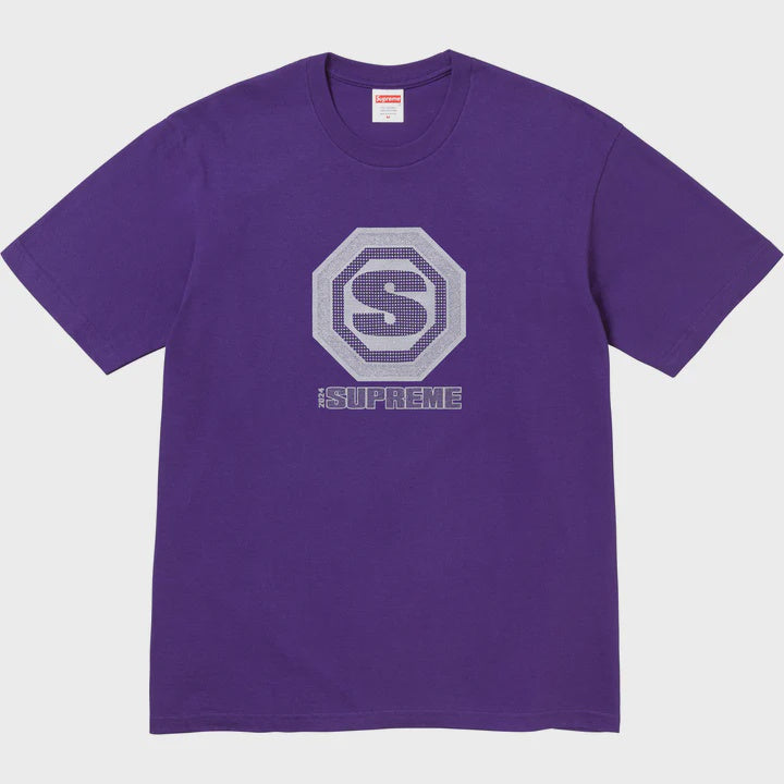 Supreme Blockbuster Tee in vibrant purple color from Fall/Winter 24 collection