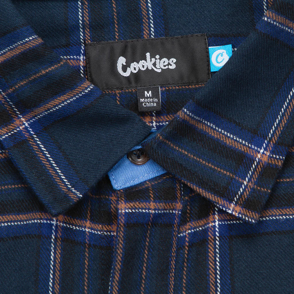 Cookies Triumph L/S Stone Flannel Button Up Shirt