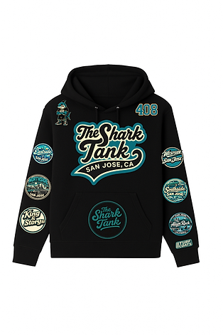 CBC The Shark Tank Turf Hoodie - Black