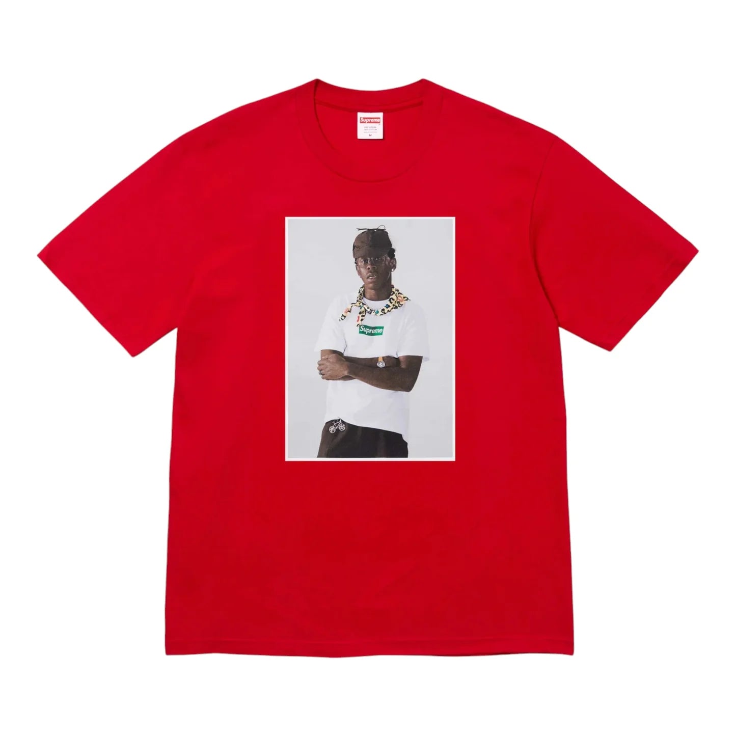Red Supreme Tyler The Creator Tee from Fall/Winter 24 Collection