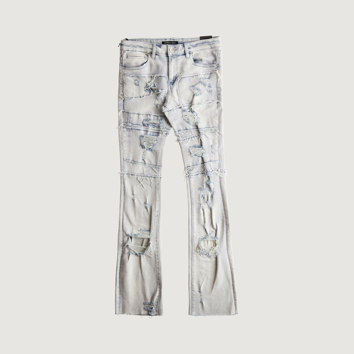 Embellish Claire Indigo Bleach Denim Jeans (EMBHOL124-033)