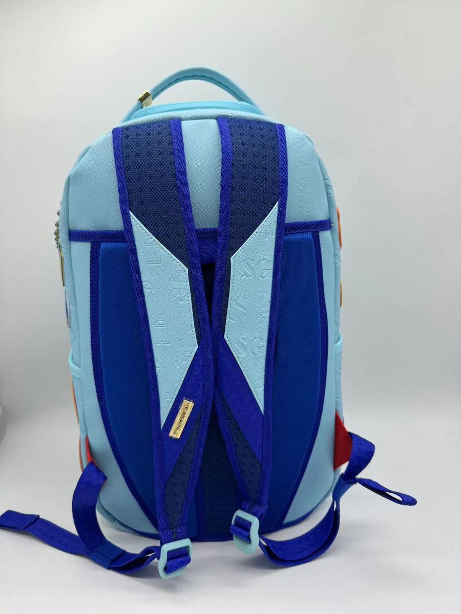 Sprayground Blue Lagoon Embossed Backpack (B6179)