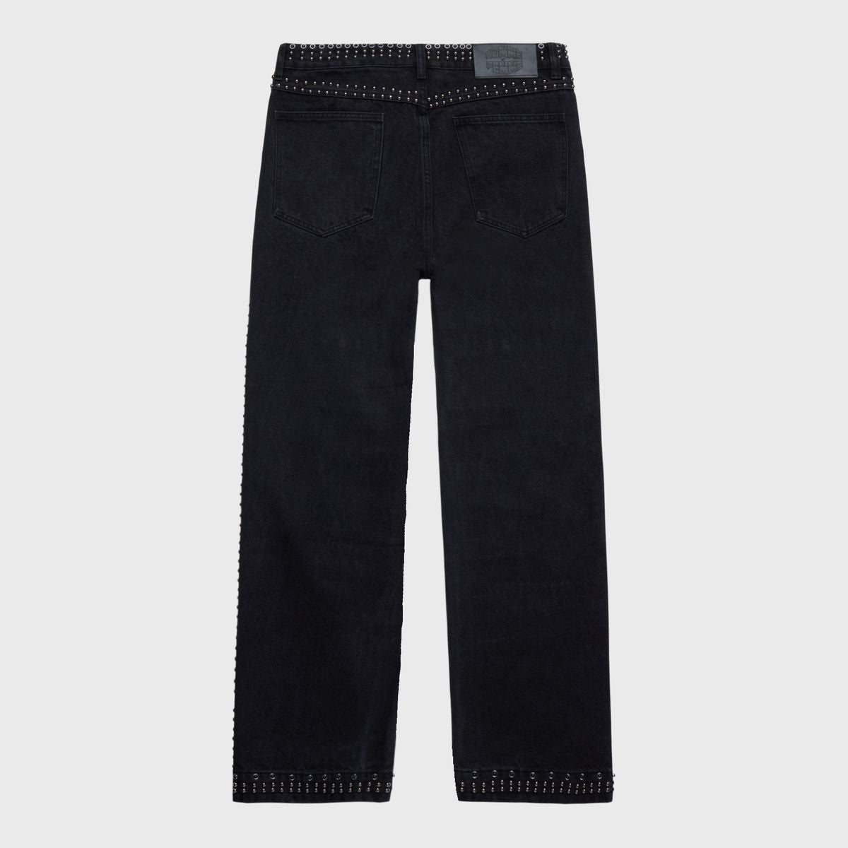 Homme + Femme "Ornament" Denim Jeans - Black