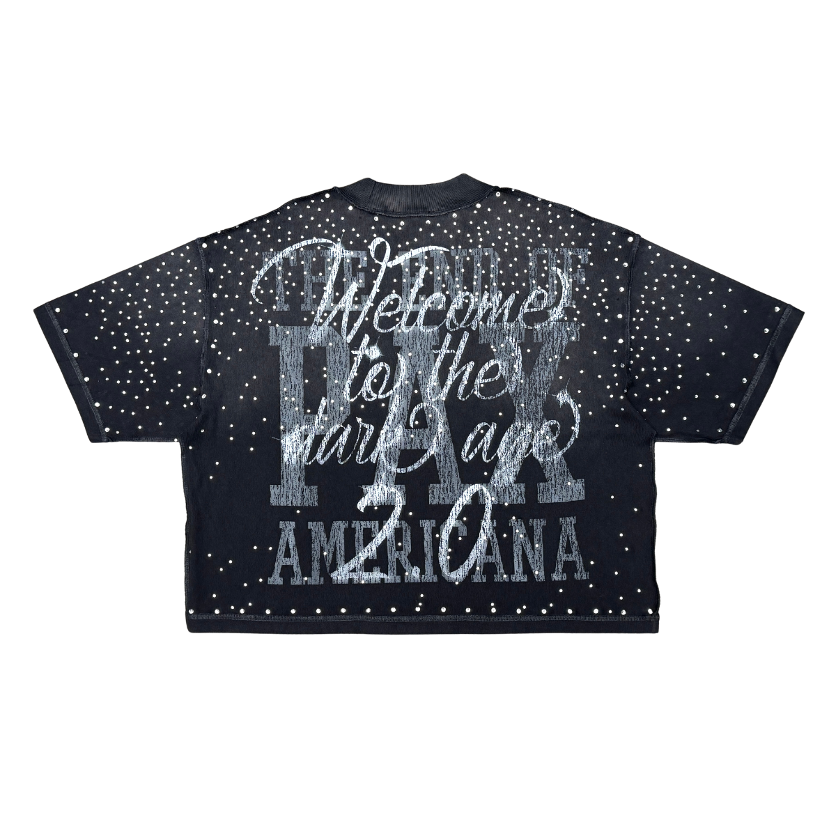 Rare Peace "Sacrifice" Rhinestone Black Tee