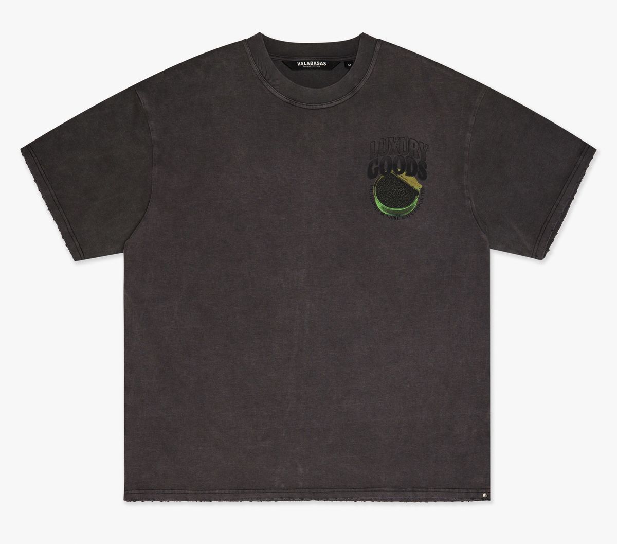 Valabasas Lux Cafe Grey Tee featuring the product code VLBS-VT1-1026, perfect for casual wear and everyday style