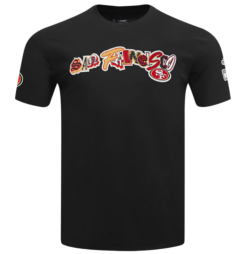 Pro Standard San Francisco 49ers City Ransom Tee in black color with team logo and text design