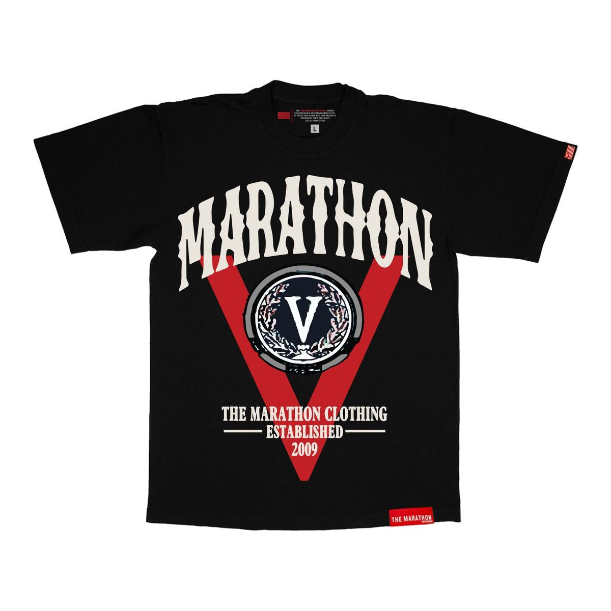 The Marathon Clothing Marathon Vintage Victory Tee - Black – Fresh 