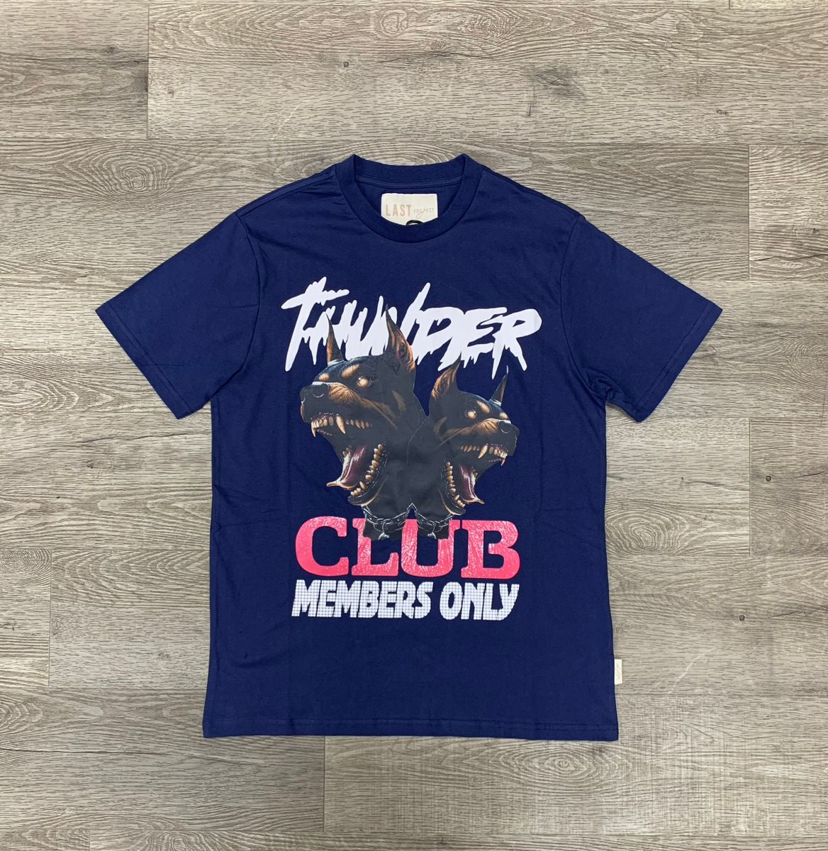 Last Project Thunderclub Midnight Navy Tee, a stylish and comfortable men's t-shirt