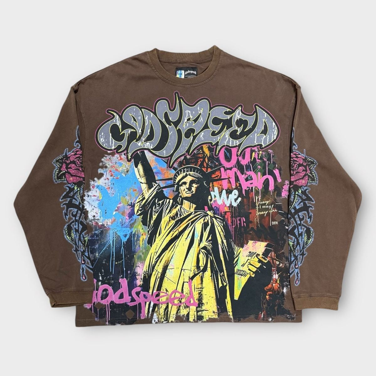 Godspeed Vandal Long Sleeve - Mocha – Fresh Society
