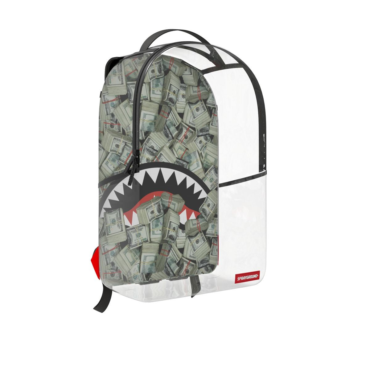 Sprayground Money Pile Clear Backpack (B7750)